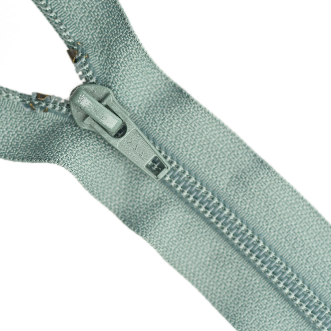 YKK NYLON OPEN-END ZIP NO.5 COL 911 EUCALYPTUS