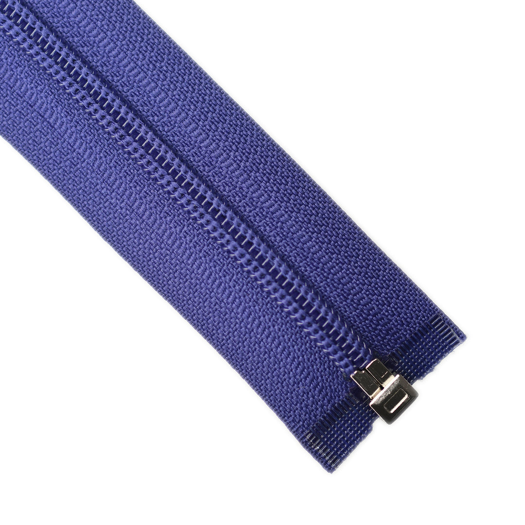 NYLON OPEN-END ZIP NO.5 COL DEEP PURPLE