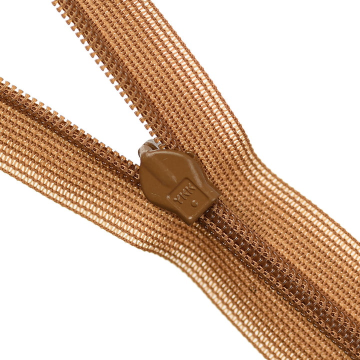 YKK INVISIBLE MESH ZIP COL 857 CURRY