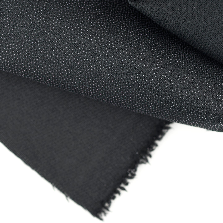 150CM 90GSM HEAVYWEIGHT WOVEN FUSING BLACK