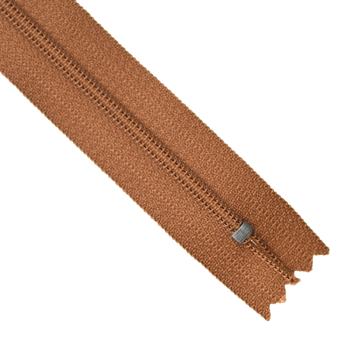 YKK NYLON CLOSED-END ZIP NO.3 COL 857 CURRY