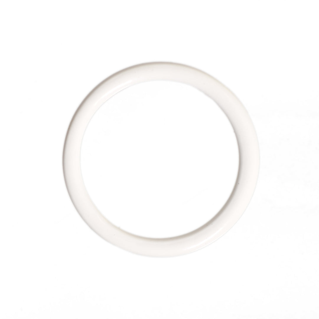 METAL RING WHITE