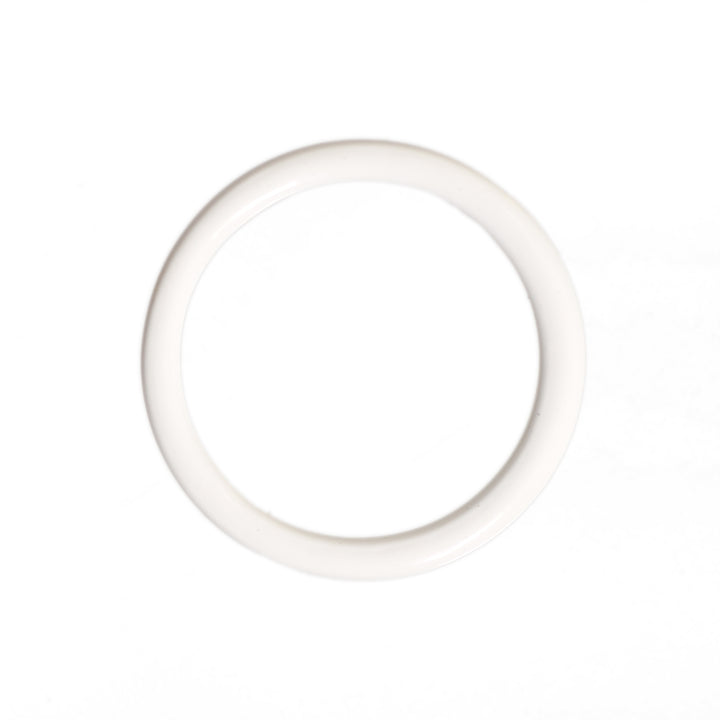 METAL RING WHITE