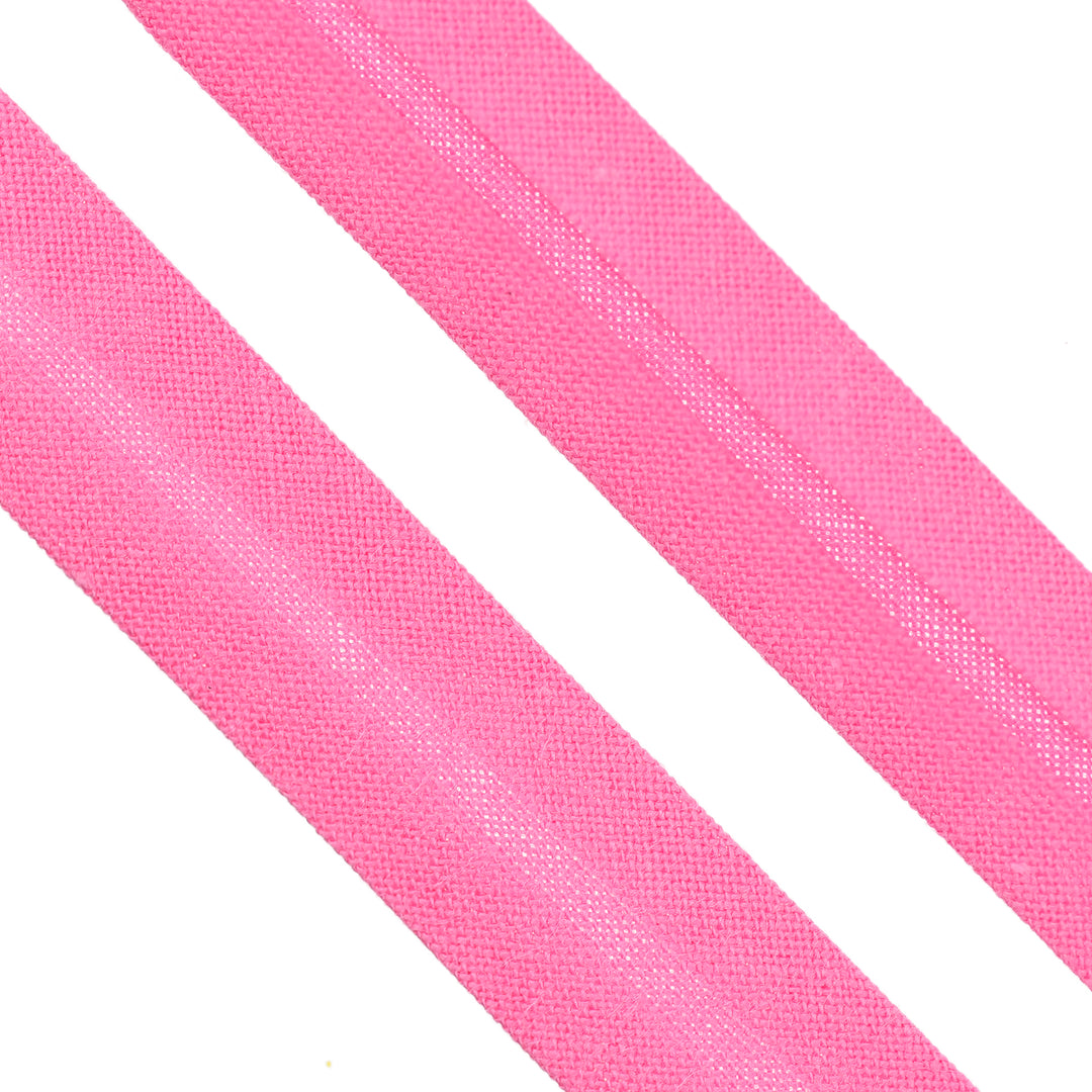 POLY-COTTON BIAS BINDING HOT PINK