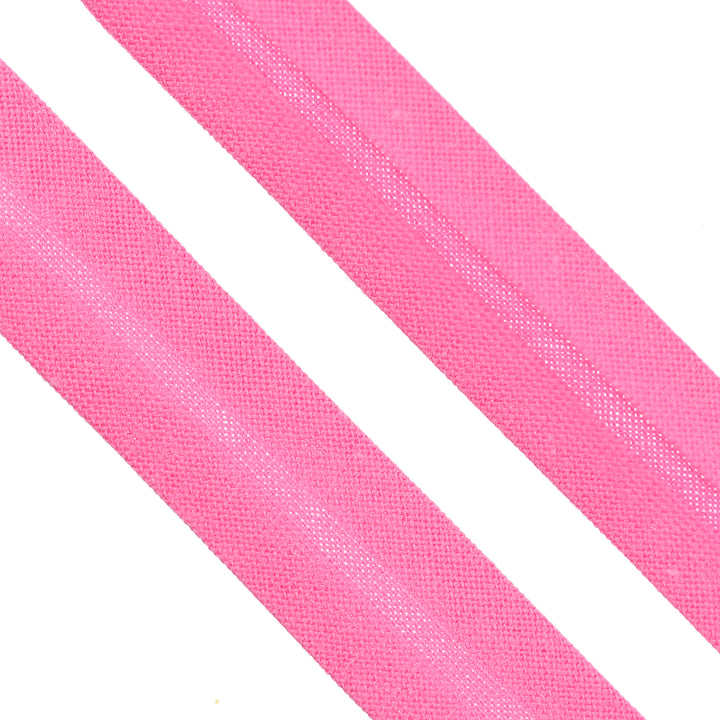 POLY-COTTON BIAS BINDING HOT PINK