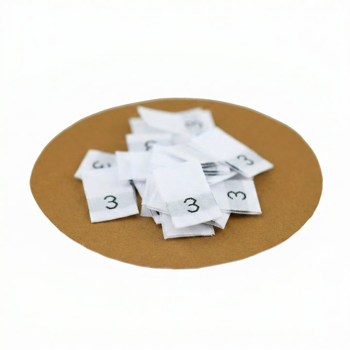 WOVEN SIZE LABEL SIZE 3