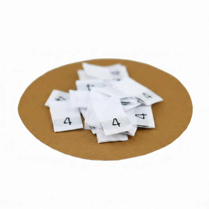 WOVEN SIZE LABEL SIZE 4