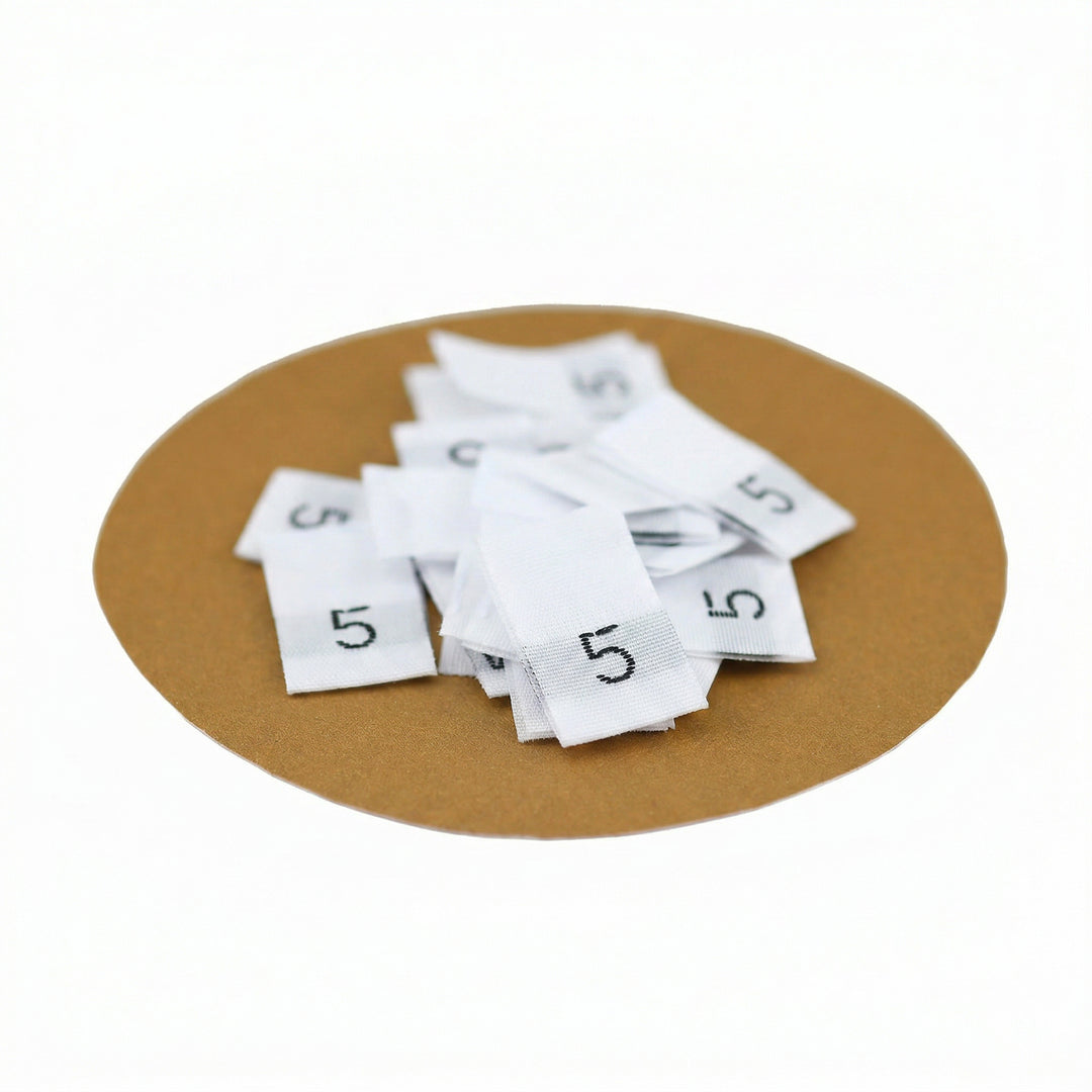 WOVEN SIZE LABEL SIZE 5