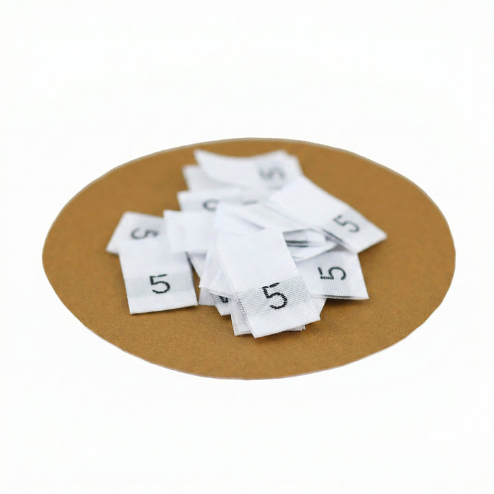 WOVEN SIZE LABEL SIZE 5