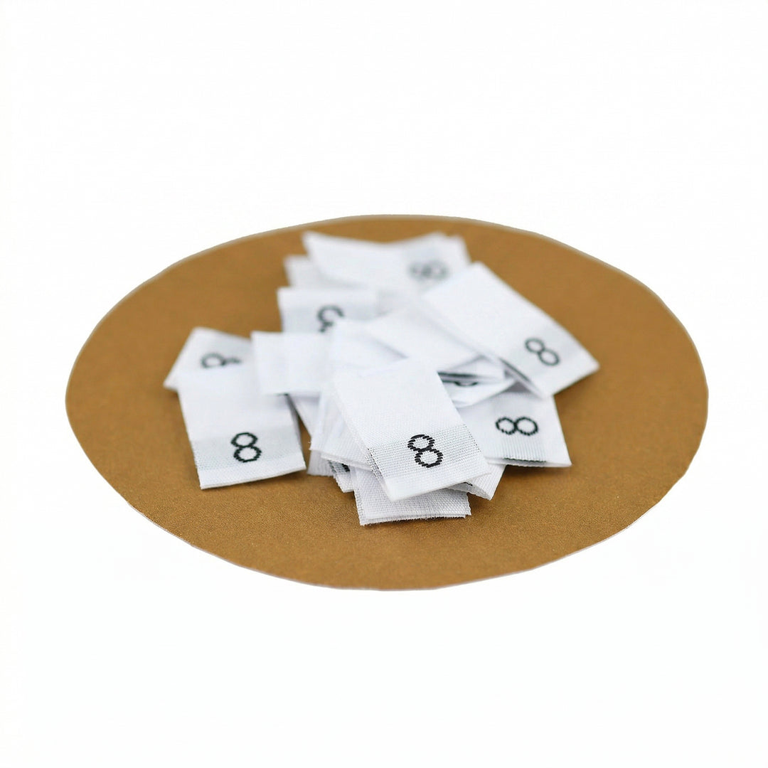 WOVEN SIZE LABEL SIZE 8