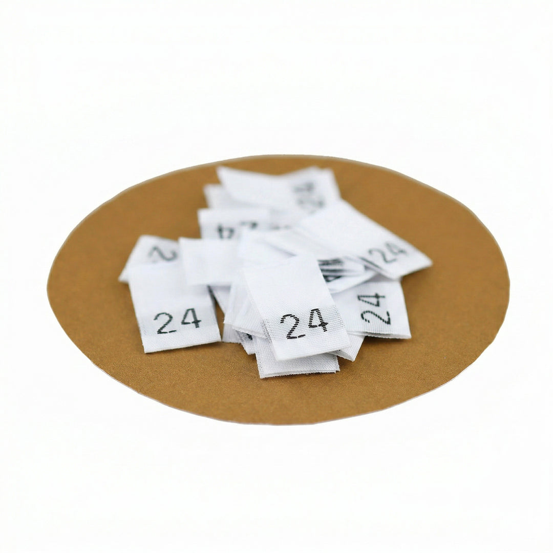 WOVEN SIZE LABEL SIZE 24