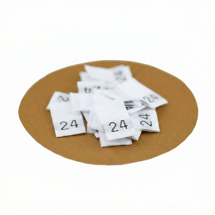 WOVEN SIZE LABEL SIZE 24