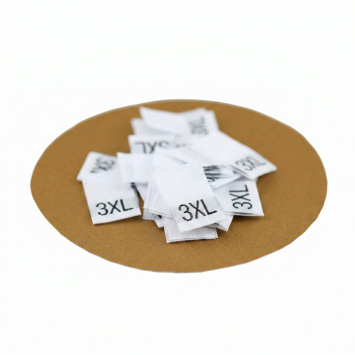 WOVEN SIZE LABEL SIZE 3XL