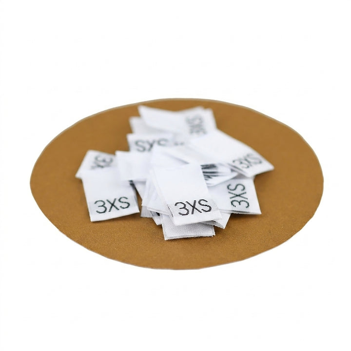 WOVEN SIZE LABEL SIZE XXXS