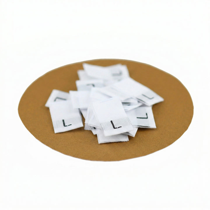 WOVEN SIZE LABEL SIZE L