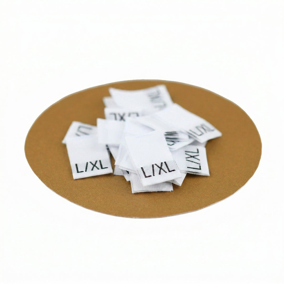 WOVEN SIZE LABEL SIZE L/XL