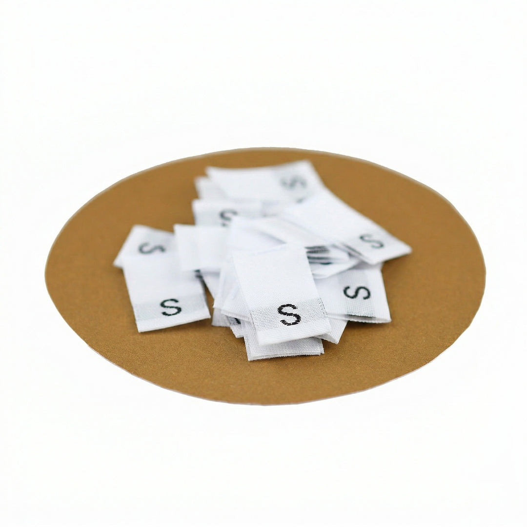 WOVEN SIZE LABEL SIZE S
