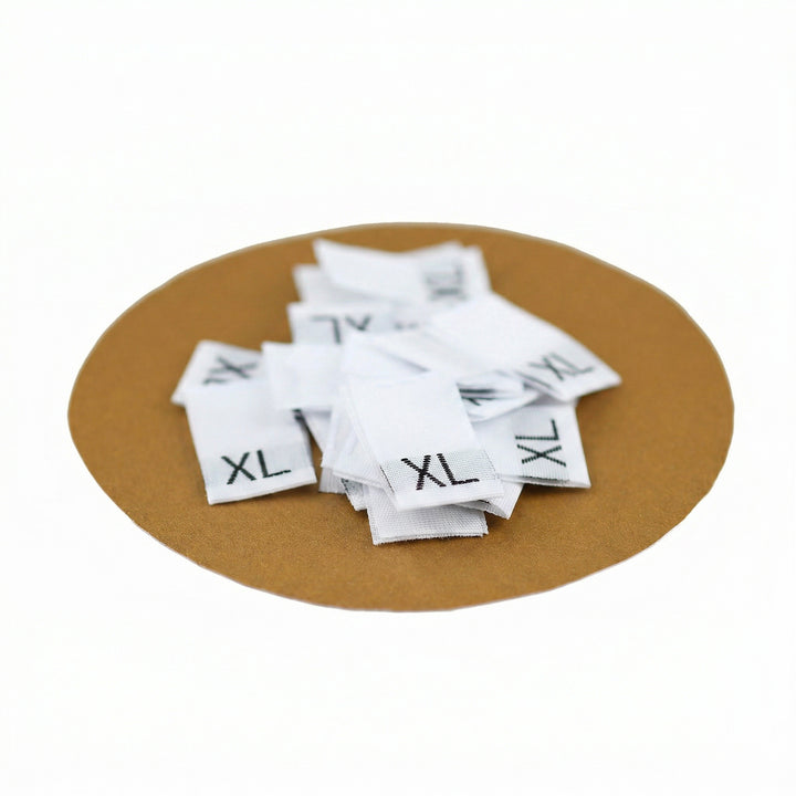 WOVEN SIZE LABEL SIZE XL
