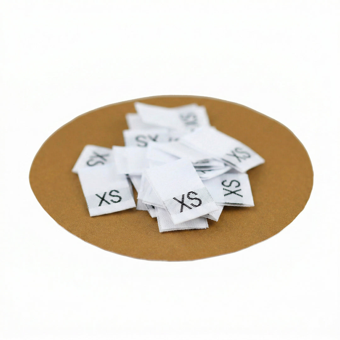 WOVEN SIZE LABEL SIZE XS
