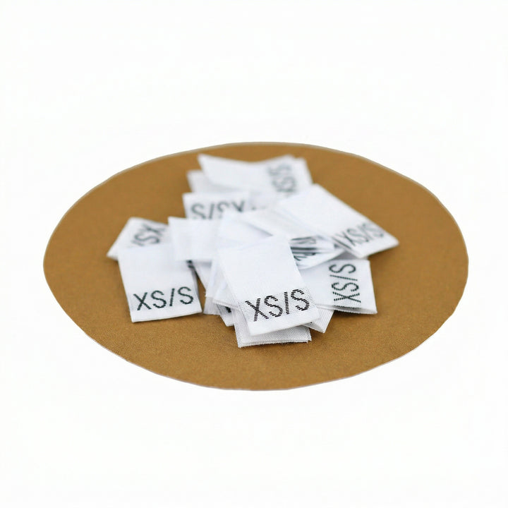 WOVEN SIZE LABEL SIZE XS/S