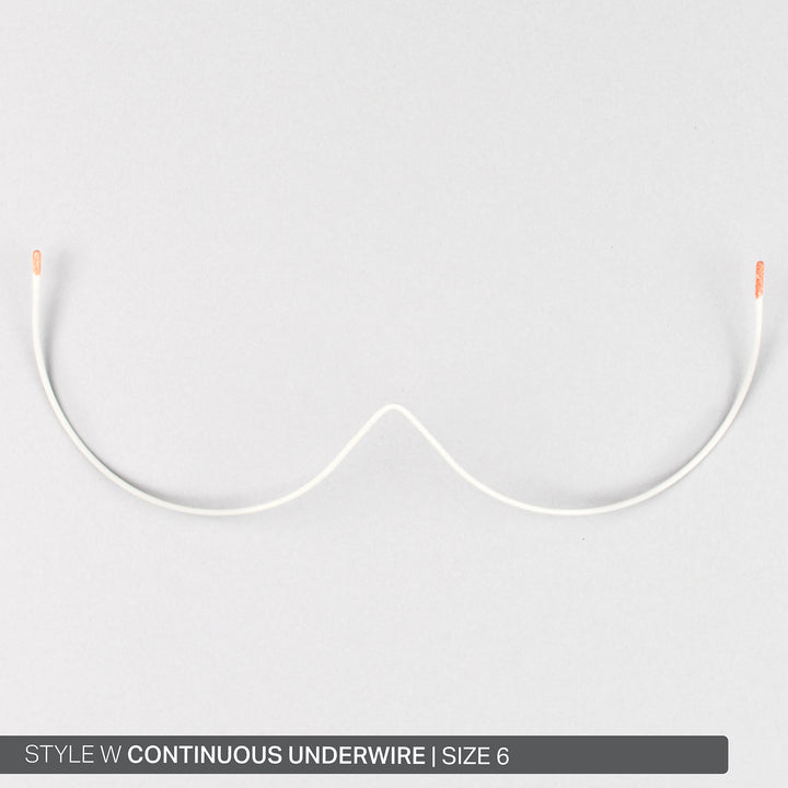 STYLE W CONTINUOUS NYLON-COATED UNDERWIRE