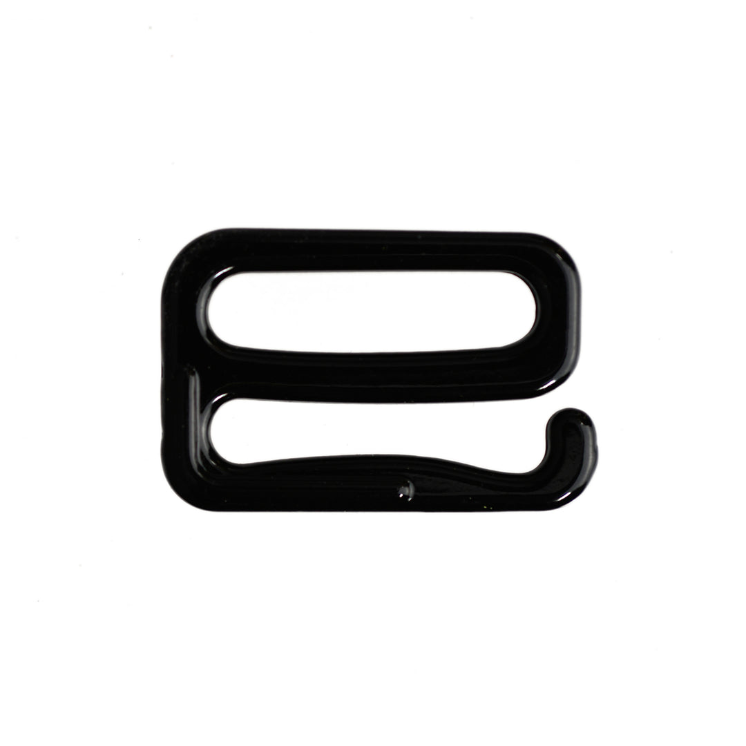 LARGE DIE-CAST METAL HOOK BLACK