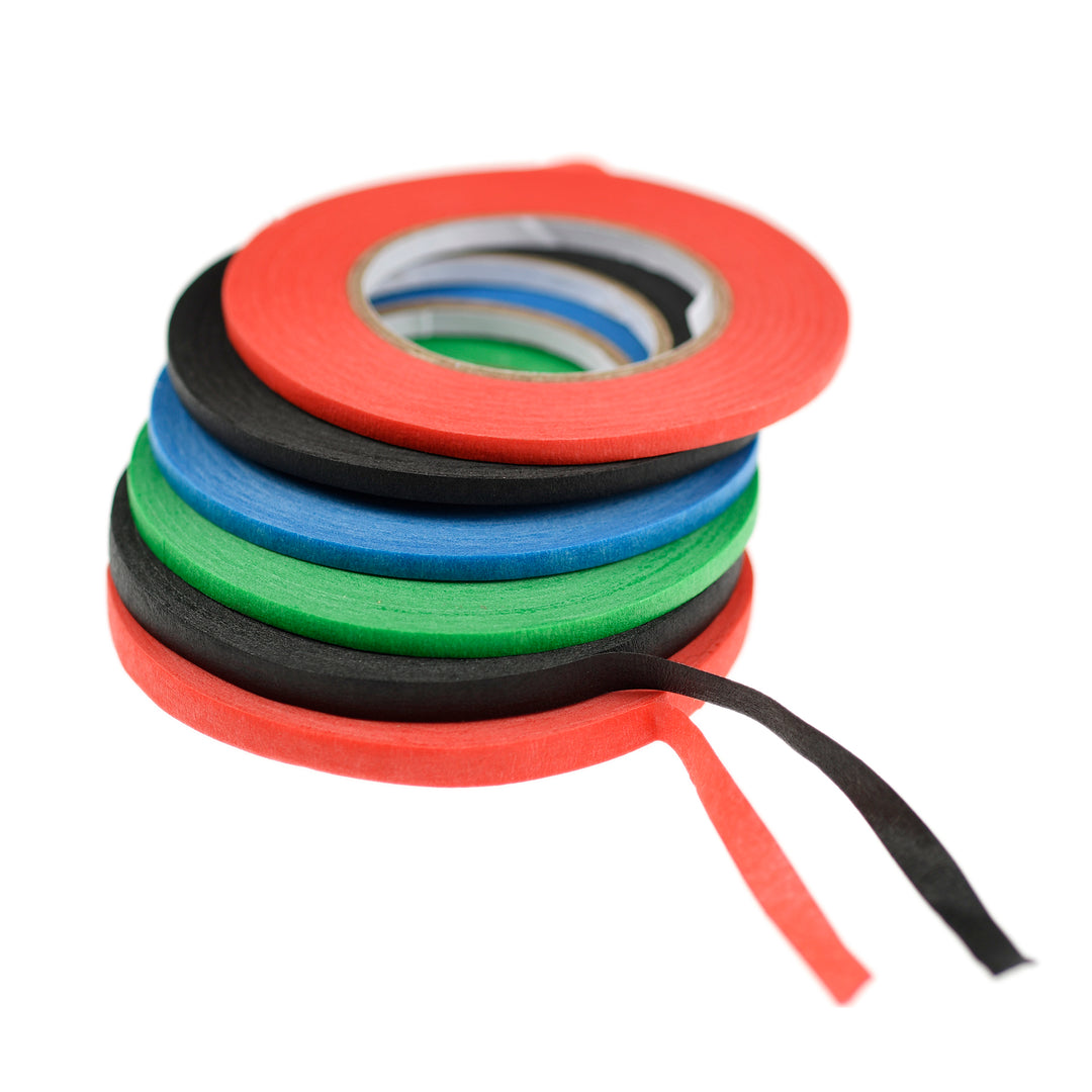 3MM DRAPING TAPE FOR DETAILS ASSORTED COLOURS