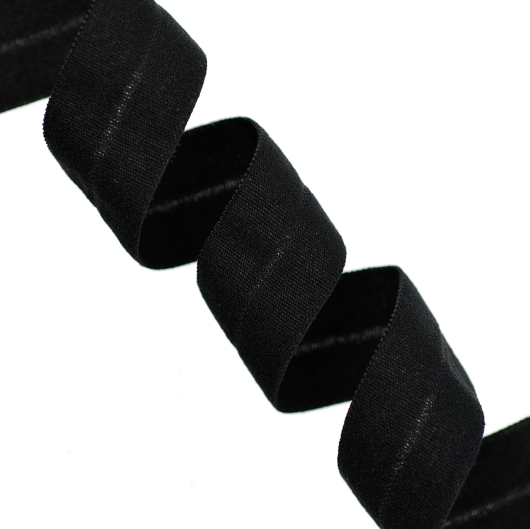 ULTRA-SOFT FORMLINE FOLD-OVER ELASTIC BLACK
