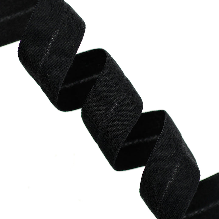 ULTRA-SOFT FORMLINE FOLD-OVER ELASTIC BLACK