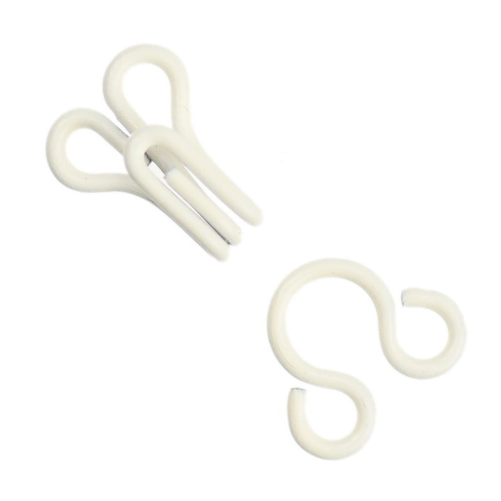 HOOKS & EYES OFF-WHITE/ LIGHT IVORY