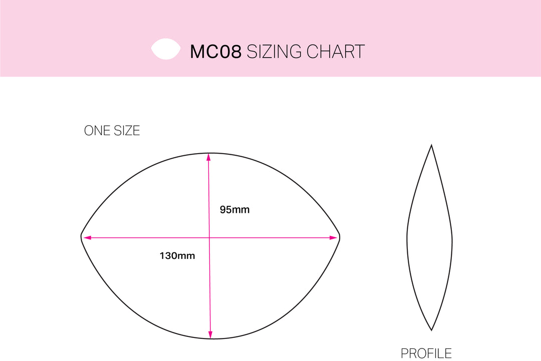 MEDIUM BRA BOOSTER PAD ONE-SIZE BLACK