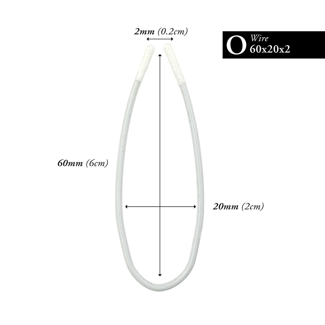 60MM x 20MM NYLON-COATED OVAL WIRE