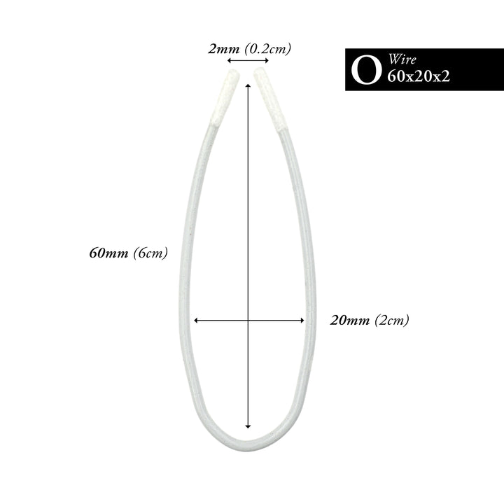 60MM x 20MM NYLON-COATED OVAL WIRE