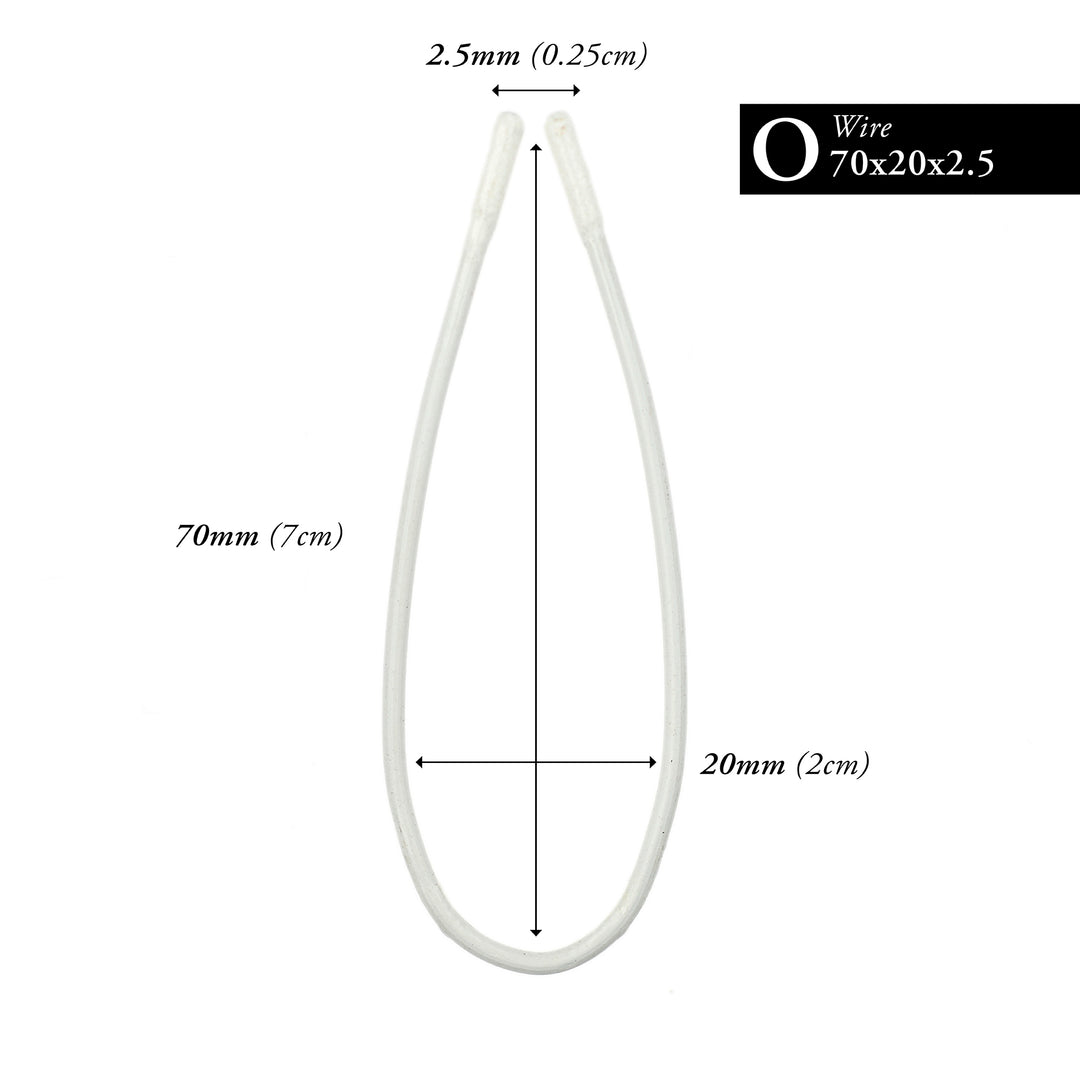 70MM x 20MM NYLON-COATED OVAL WIRE
