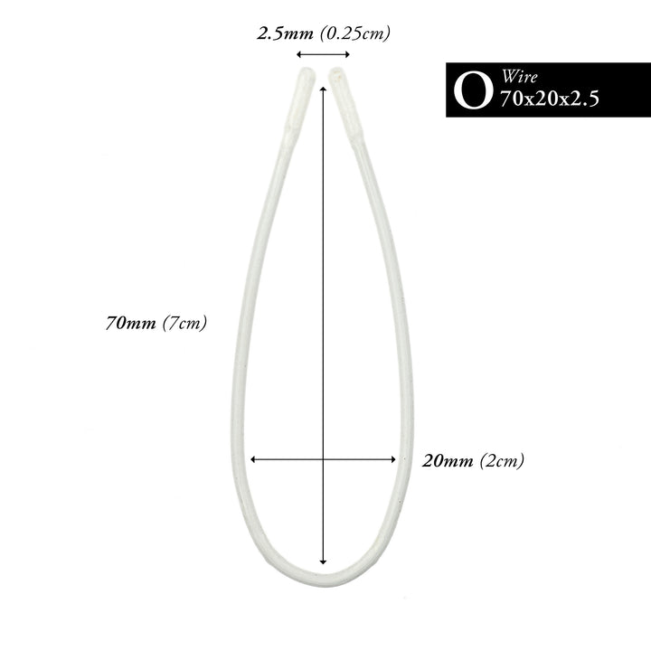 70MM x 20MM NYLON-COATED OVAL WIRE