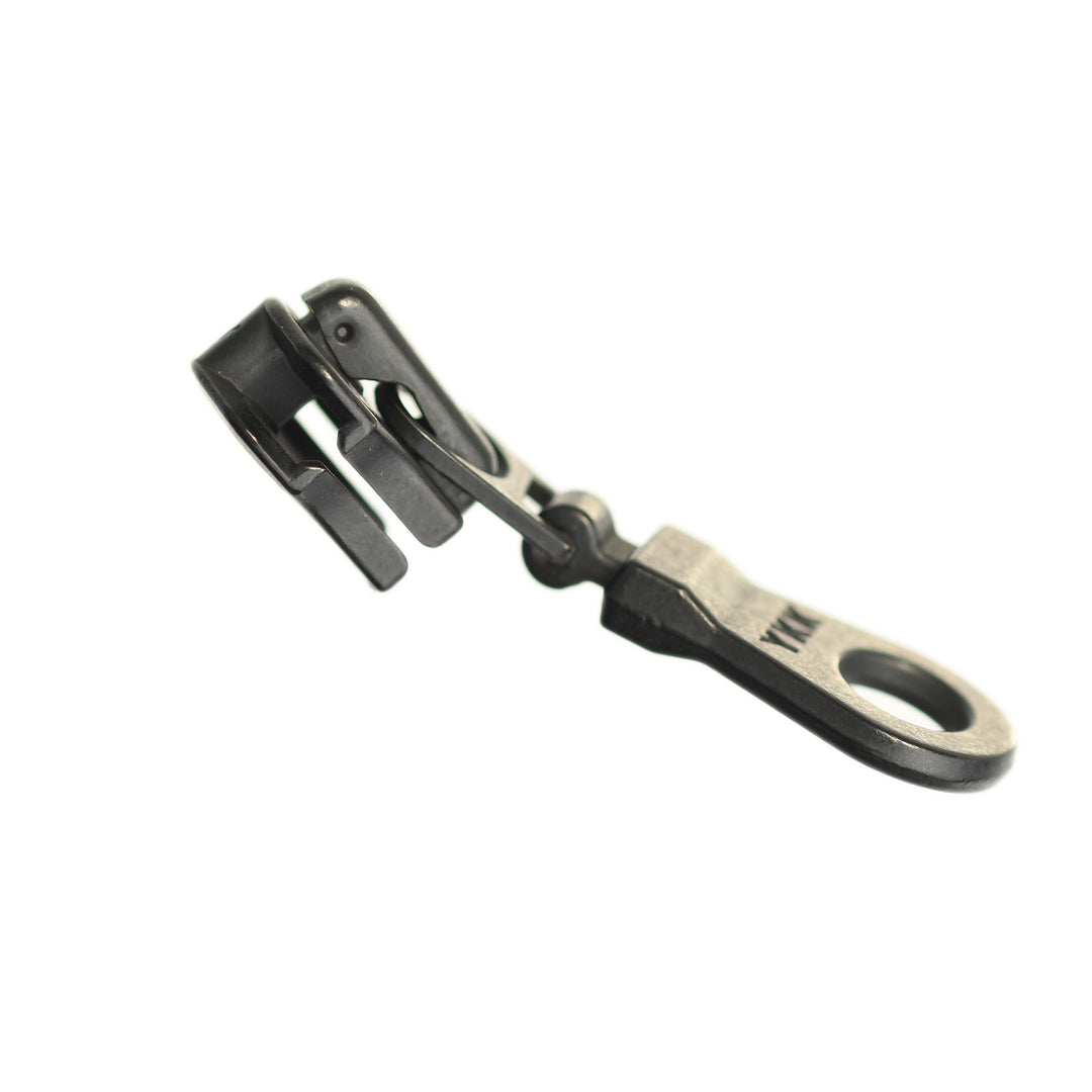 DONUT-DROP FOR YKK METAL ZIPS - BLACK OXY