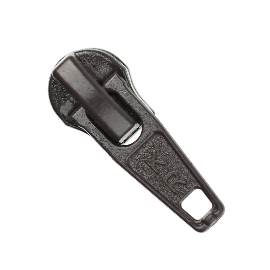 STANDARD SLIDER FOR (NON-YKK) NYLON COIL ZIPS - DARK BROWN