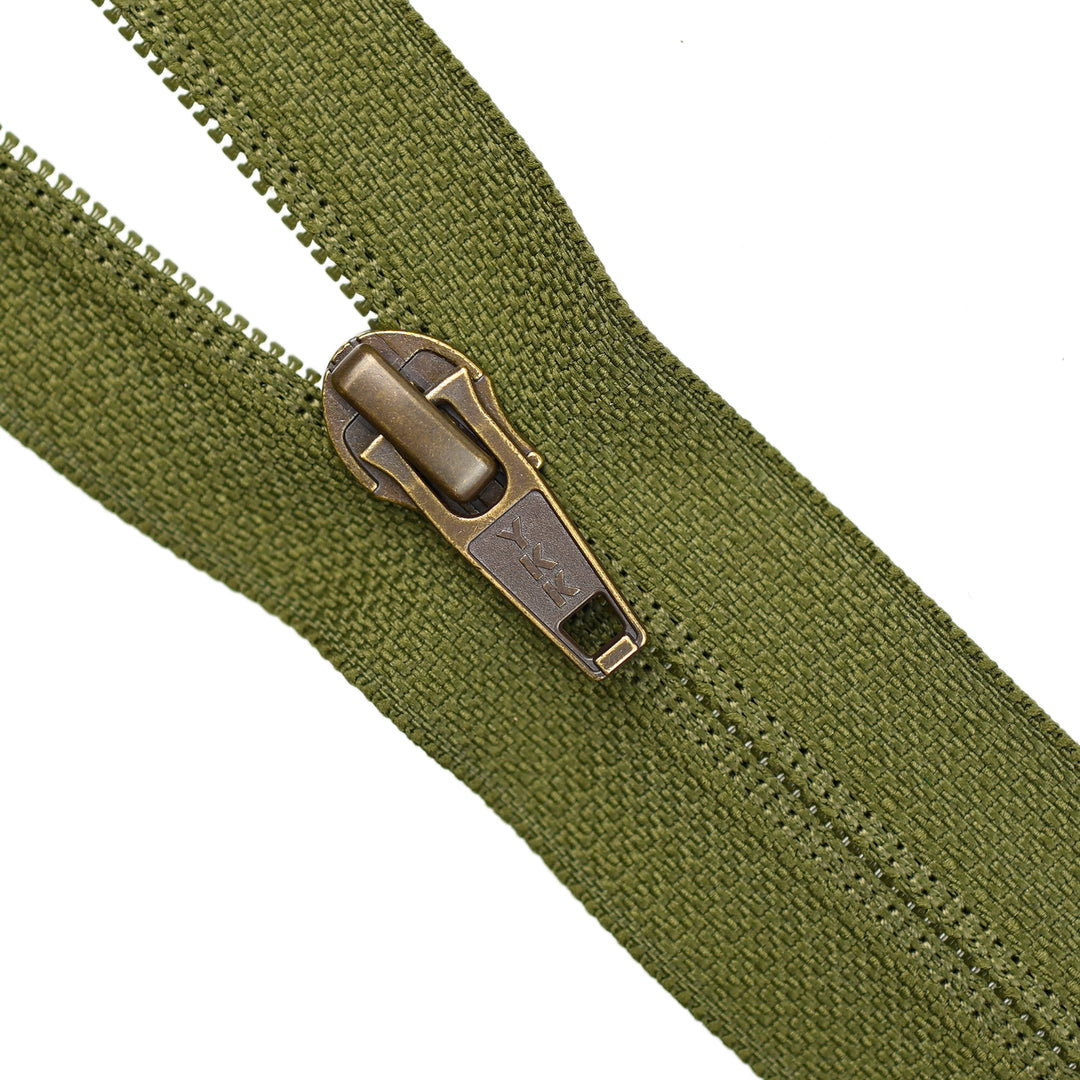 IN-REVERSE STANDARD SLIDER FOR YKK NYLON COIL ZIPS - ANTIQUE GOLD
