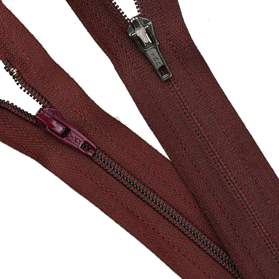 IN-REVERSE SLIDER FOR YKK NYLON COIL ZIPS - ANTIQUE NICKEL