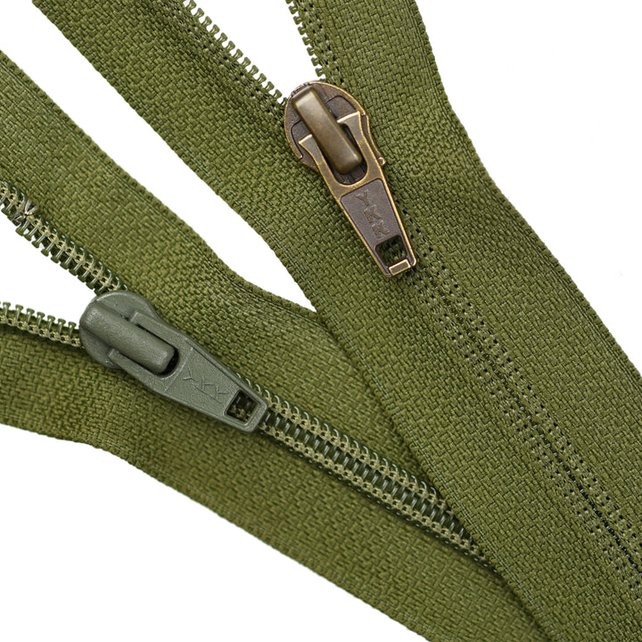 IN-REVERSE STANDARD SLIDER FOR YKK NYLON COIL ZIPS - BLACK