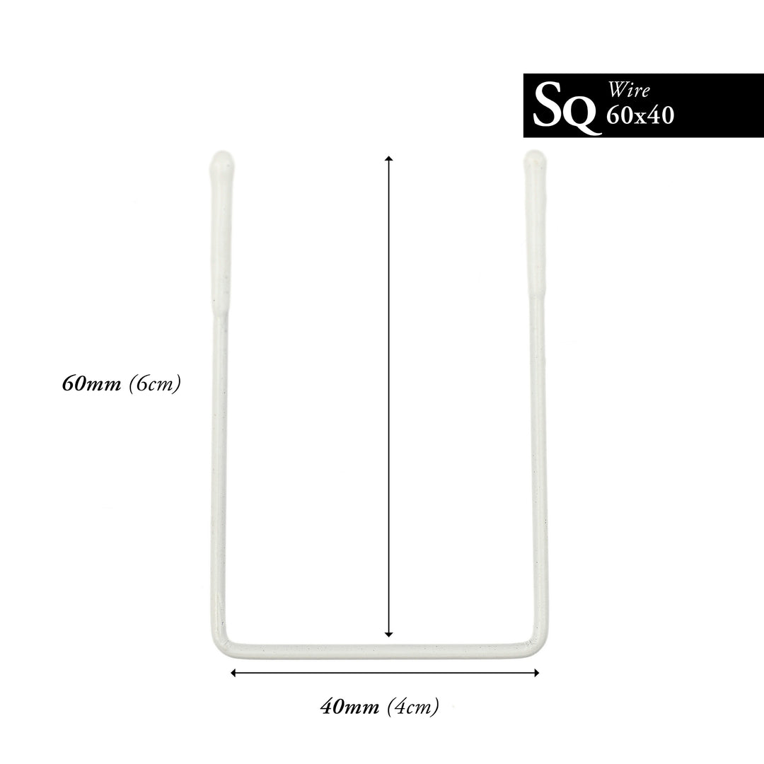 60MM x 40MM NYLON-COATED SQUARE-WIRE