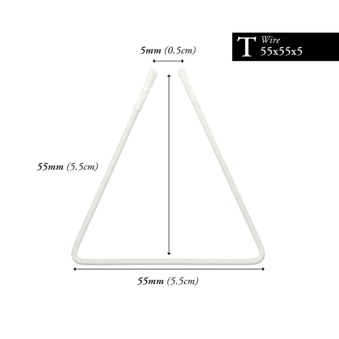 55MM x 55MM NYLON-COATED TRIANGLE-WIRE