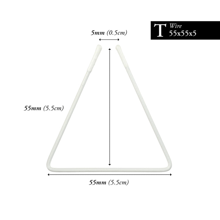 55MM x 55MM NYLON-COATED TRIANGLE-WIRE