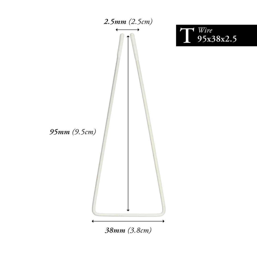 95MM x 38MM NYLON-COATED TRIANGLE-WIRE