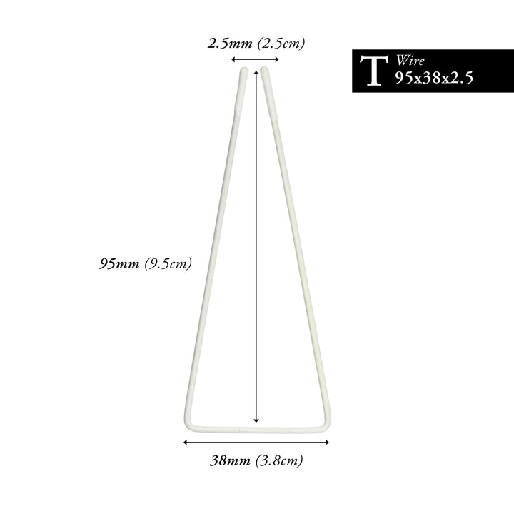 95MM x 38MM NYLON-COATED TRIANGLE-WIRE