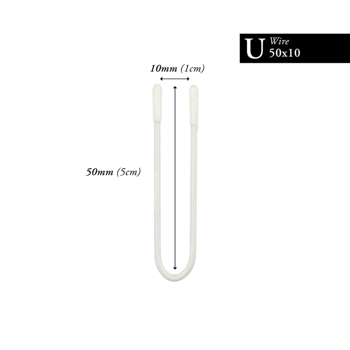 50MM x 10MM NYLON-COATED U-WIRE