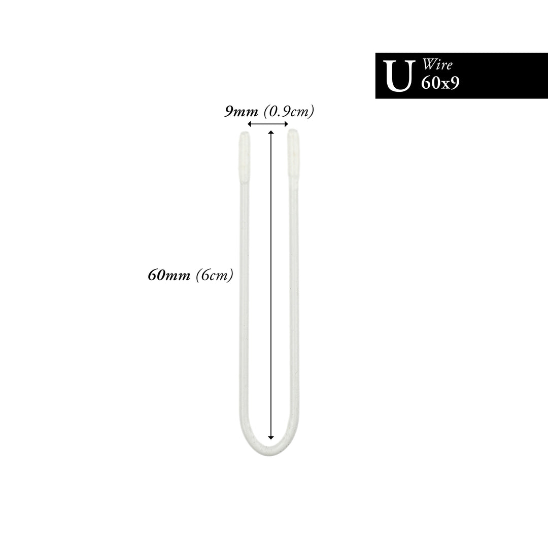 60MM x 9MM NYLON-COATED U-WIRE
