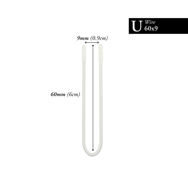 60MM x 9MM NYLON-COATED U-WIRE