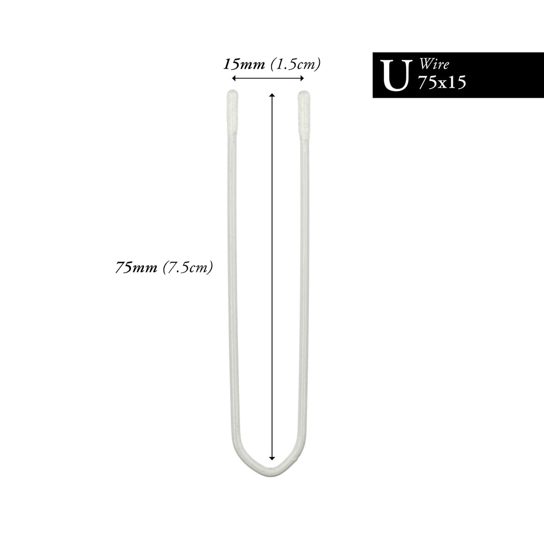 75MM x 15MM NYLON-COATED U-WIRE