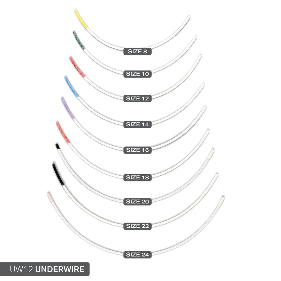 STYLE UW12 COATED UNDERWIRES